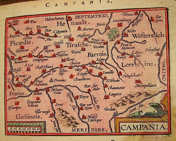 Ortelius Abraham (1528-1598) Campania 1601 Anversa, apud Ioannem Bapt. Vrientum